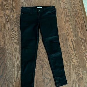 Abercrombie Stretchy High Rise Black Jeans